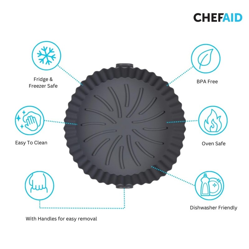 Chef Aid Air Fryer Liner 17cm Dia x 6cm -