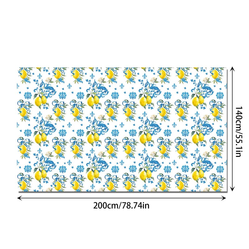 Umimiss Lemon Tablecloth -Oilcloth Tablecloth,Wipe Clean Table Cloth Rectangular,Waterproof Washable