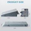 Leg Elevation Pillow for Sleeping, Foam Wedge Pillow Set for
