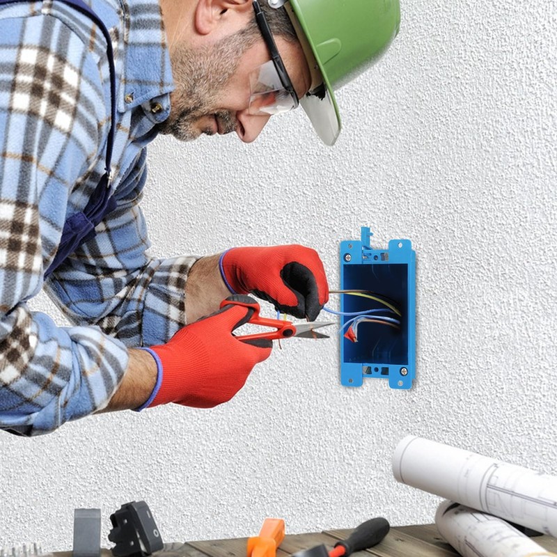 5-Pack Single Gang Electrical Outlet Box Extenders, 4.25x2.24x2.67 Inch Plastic