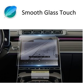 Wonderfulhz Screen Protector Compatible with 2022 2023 S Class Sedan,S500 S580 S680 Mbux Touch Screen,Anti Glare Scratch,Shock-Resistant,Premium Tempered Glass