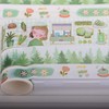 LGEGE 10 Rolls Green Plant Washi Tape Set, 10/15/20/30 mm