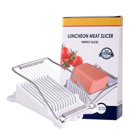 Stainless Steel Salami and Fruit Slicer - 10 Slices