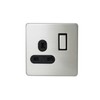 STATUS Plug Socket UK | Single Socket | Stainless Steel