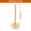 MUXHEL 4 Pcs Wood Paper Towel Holder, 4.5" × 11.2"