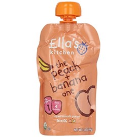 Ella's Kitchen - Stage 1 Baby Food - Peaches & Bananas - 120g (Pack of 6)