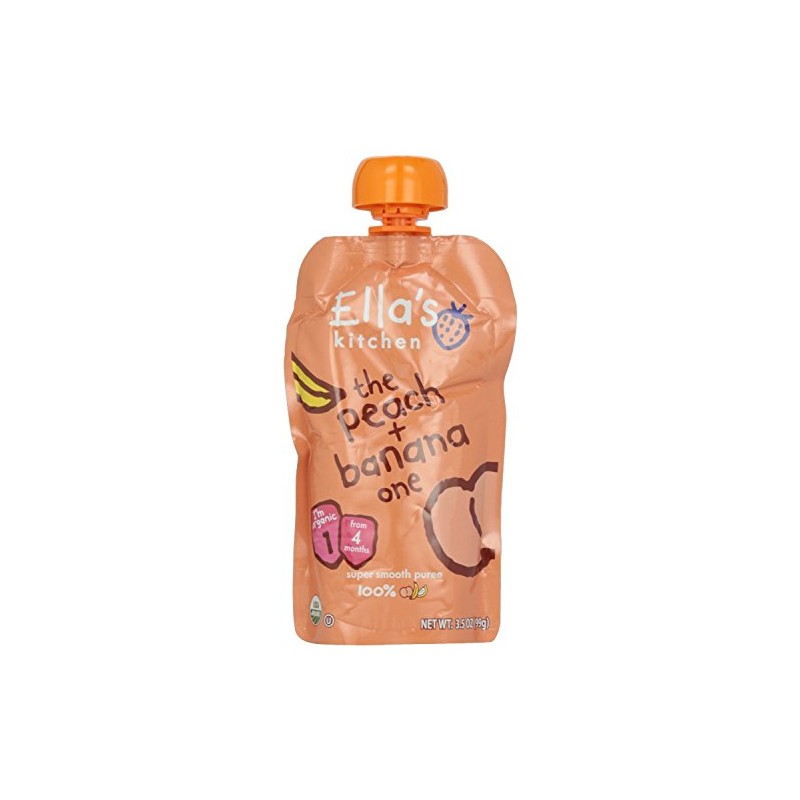 Ella's Kitchen - Stage 1 Baby Food - Peaches &