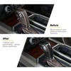 SQQP ABS Carbon Fiber Gear Shift Knob Cover Stick Shifter