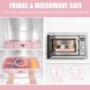 Stackable Snackle Box Container with 2 Lids, 14 Compartments -