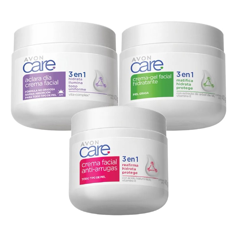 Crema Facial Avon Care 3 En 1 Hidratante 400g