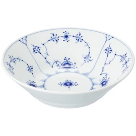 Royal Copenhagen 1016768 Blue Fluted Plain Deep Plate, 6.7 inches (17 cm)