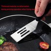 Slotted Mini Metal Spatula Turner for Cast Iron Skillet -