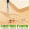 Bestgle Automatic Center Punch, Heavy Duty Steel Spring Locator Hole