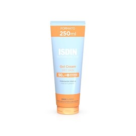 ISDIN Fotoprotector Gel Cream SPF 50+, Protector Solar Corporal refrescante e hidratante, Ideal para toda la familia, 250 ml