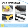 NYTKL 4 PCS Car Door Sill Protector, Carbon Fiber Auto