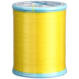 Fujix F56 Schappe Spun Sewing Machine Thread, For Normal Fabric, No. 60 Thickness, 218.7 yd (200 m) Spool, #228 Yellow