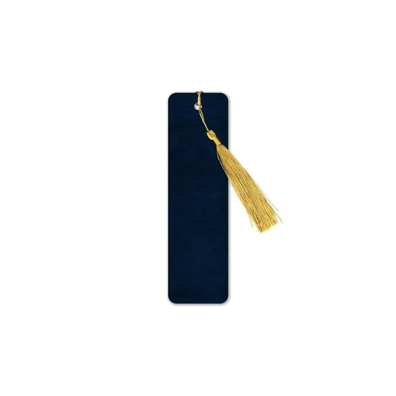 Gallery Leather Bookmark - Acadia Navy - 7"x2"