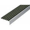 WOOSTER PRODUCTS 132BLA4 Stair Nosing, Black, 48in W, Extruded Alum