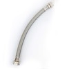 Infun 300mm Silver Flexible Hose for Bath Tap - 15mm