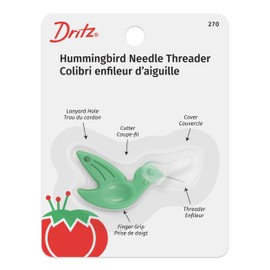 Dritz 270 Hummingbird Needle Threader , Green