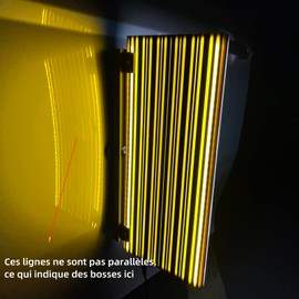 CYGOODS LED Dent Checking Light 5W 68pcs LED Paintless Car Dent Repair Removal Tool Magnet Stander with 5m USB Cable