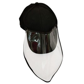BESPORTBLE Wide Fisherman Hat Anti Spitting Masks Face Hat Baseball Sun Hat Sunshield Hat Full Black Hat Face Covering Hat Face Mask Face Mask Oil Guard Lip Gloss Pearlescent
