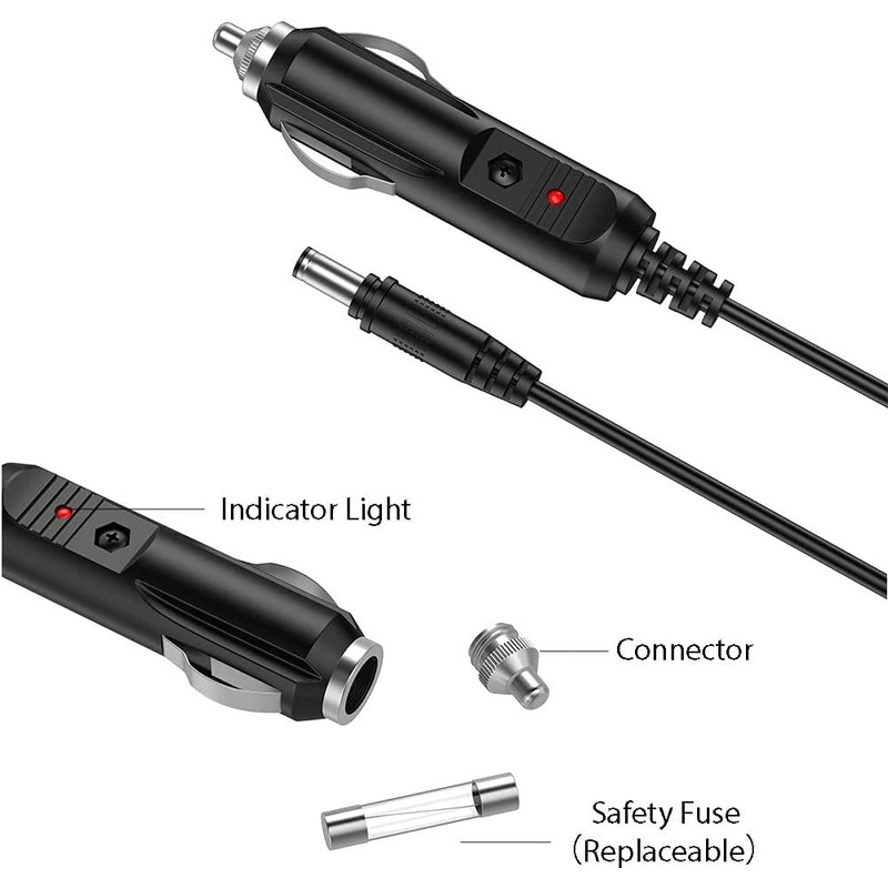 BestCH Car DC Adapter Compatible with Brookstone Pocket Projector 801143