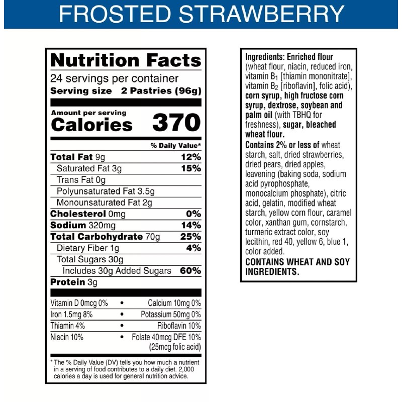 Pop-Tarts, Frosted Strawberry (48 ct.)