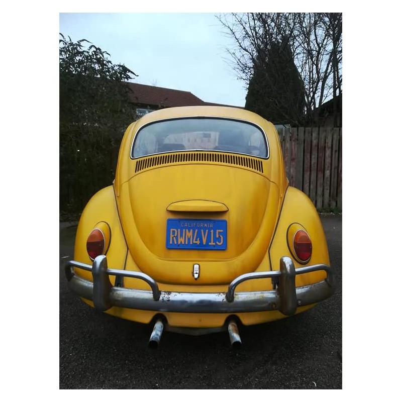 Movie License Plate "CALIFORNIA RWM4V15" Height 15" Width 30cm