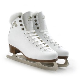 SKATE GURU Botas Model: Stella Figure Ice Skates/Size: Girls' 3 Bundle with Skate Guards