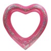High Five Inflatable Glitter Filled Heart - Pool Float Inflatable