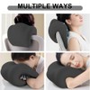 Fouvin Neck Support with Memory Effect, Office Chair Neck Pillow,