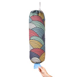TOGETRUE Plastic Bag Holder, Wall Mount Grocery Bag Organizer and Dispenser for Home and Kitchen