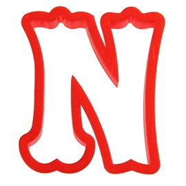 Curly Letter N Cookie Cutter 4 Inch - Hand Made in the USA