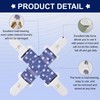 Vxyaaz 2 pcs Bed Sheet Detangler Reduces Laundry tangles，Keep Bed