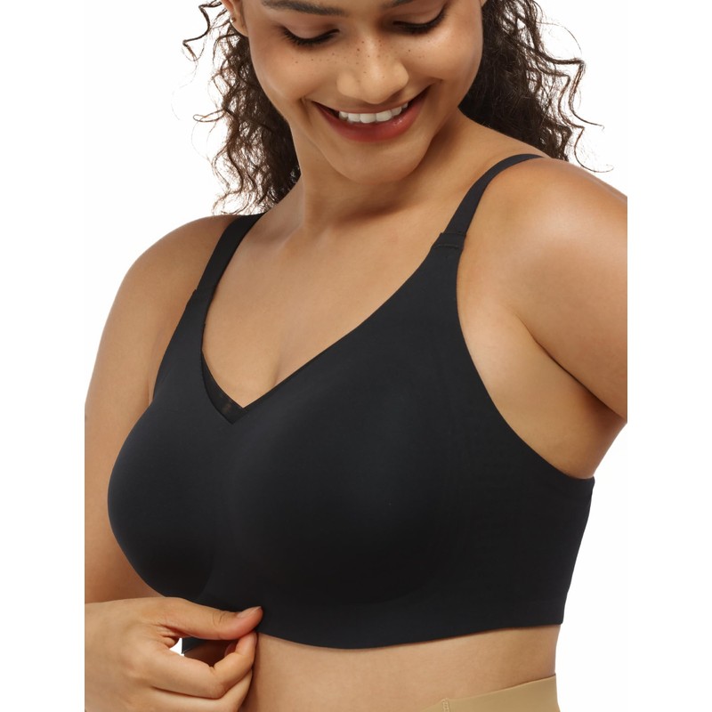 COMFELIE Wireless Bra Wireless Supportive Bra Comfy Bra Sports Bras