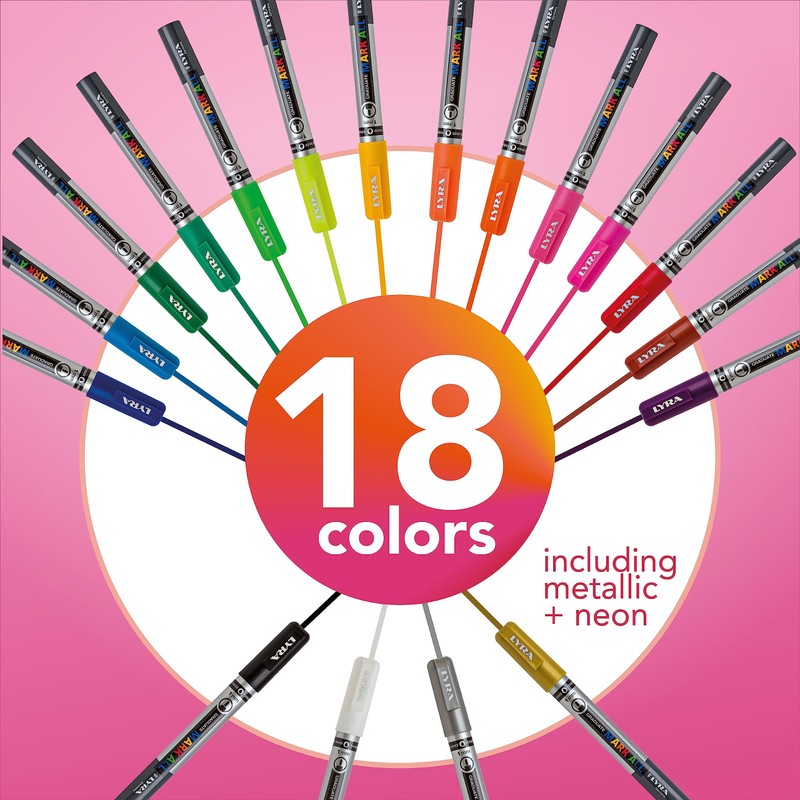 LYRA Graduate Mark All Paint Marker, 0.7mm XS Tip, White