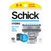 Schick Hydro 5 Sense Hydrate Razor Refills for Men, 12