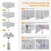 Foldable Baby Playpen with Play Mat, 71x59 Extra Large Foldable