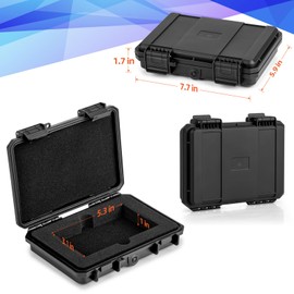 MIXPOET Top Loader Storage Box, Graded Card Storage Case, Trading Card Storage Boxes, Cases for Trading Cards, Sports PSA MTG CSG BGS Top Loaders One Touch Card Holder, Mini Cases