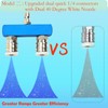 Dual Turbo Nozzle Pressure Washer and Dual Pressure Washer Nozzle