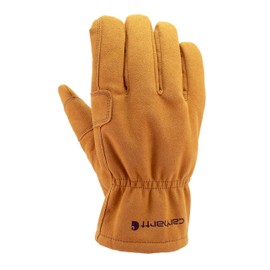 Carhartt Men's Leather Fencer Work Glove, Brown, Small (Pack of 1)