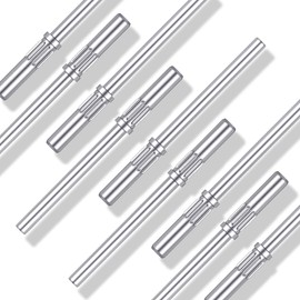 10Pcs Mandrel Drill Bits for Small Sanding Bands, 3.1 MM Mini 3/32 Shank Mini Mandrel Nail Drill Bits for Electric Drills File Machine, Stainless Steel Nails Manicure Pedicure Tool