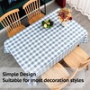 Yofori Heavy Duty Cotton Blend Table Cloth for Rectangle Tables