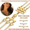 Lucky Necklace Layering Clasp 18K Gold and Silver Multi Strand