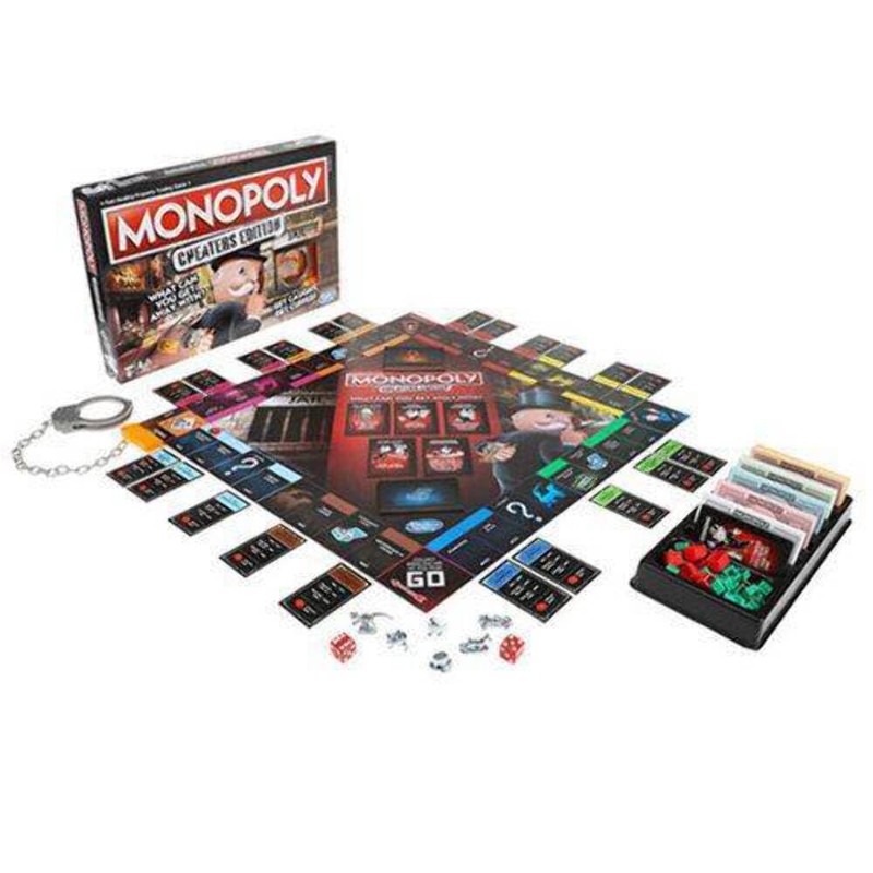 Monopoly Game: Cheaters Edition Board Game, for 3-6 Players, Ages