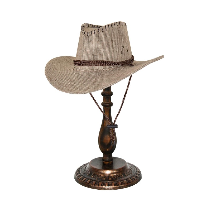 Owlgift Tabletop Hat Stand Vintage Style Dome Shaped Bronze Metal