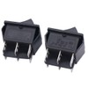 Twidec/2Pcs Rocker Switch 6 Pins 3 Position ON/Off/ON AC 10A/125V