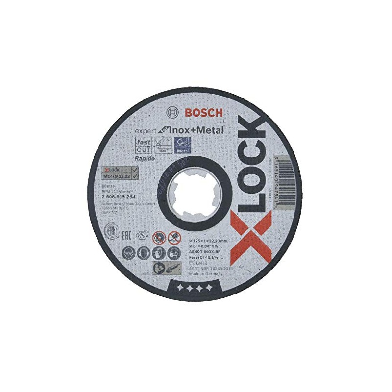 Bosch Professional Expert Straight Cutting Disc (for Stainless Steel and
