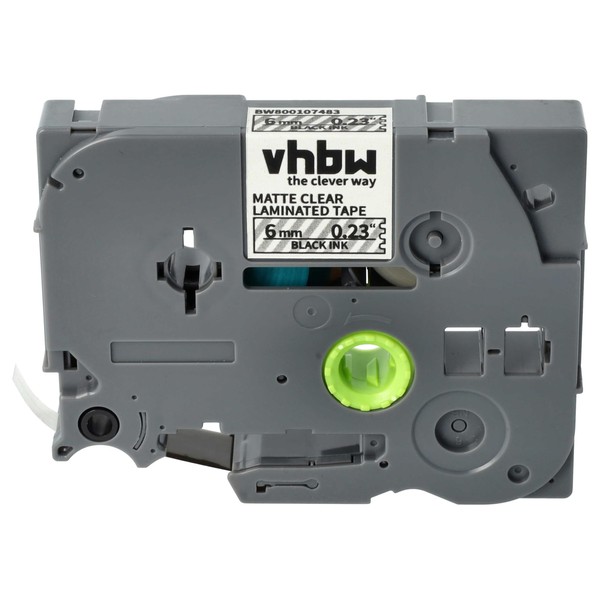 vhbw Label Tape Cartridge Replacement for Brother TZ-M11, TZE-M11 for